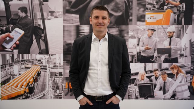 Szalay Gábor, az automatizálásért felelős KION ITS EMEA Hungary ügyvezető igazgatója